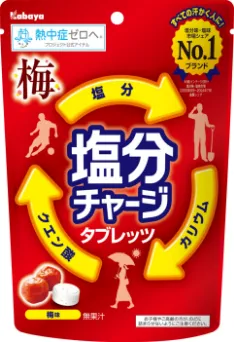 カバヤ食品 塩分チャージタブレッツ対象商品